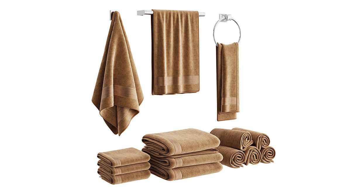 Towels BLENDER 3D Model Cycles 3D model_6