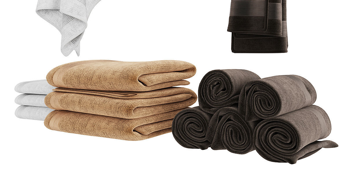 Towels BLENDER 3D Model Cycles 3D model_4
