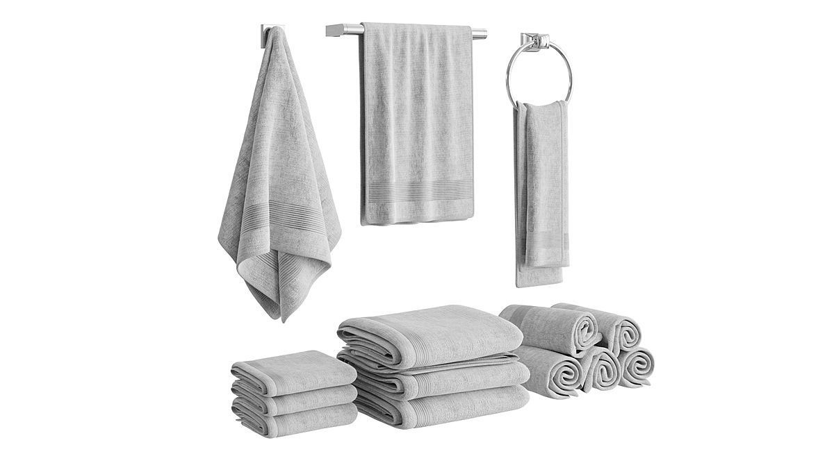 Towels BLENDER 3D Model Cycles 3D model_2