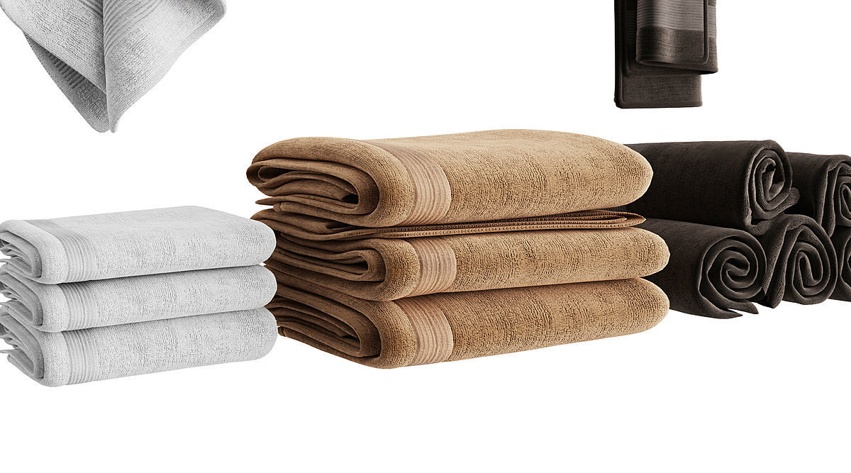 Towels BLENDER 3D Model Cycles 3D model_5