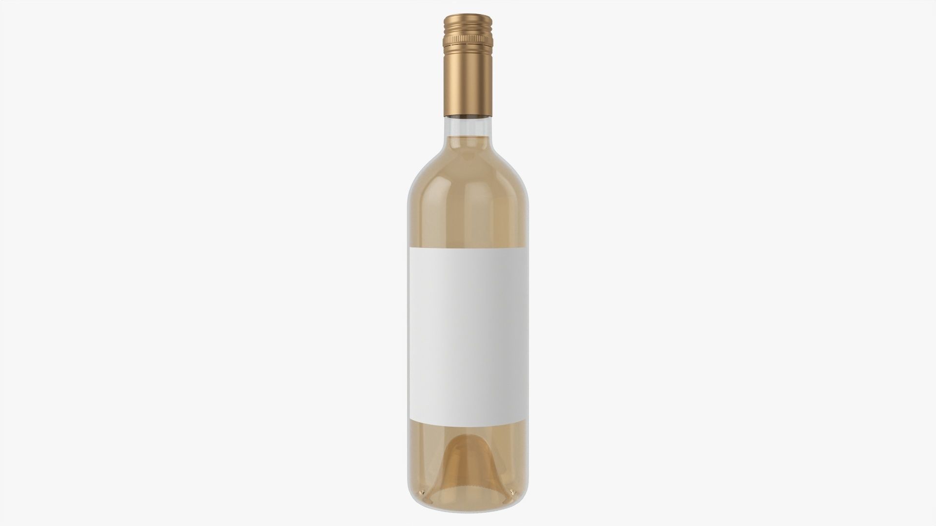 Wine bottle mockup 04 screw cap 3D model_1
