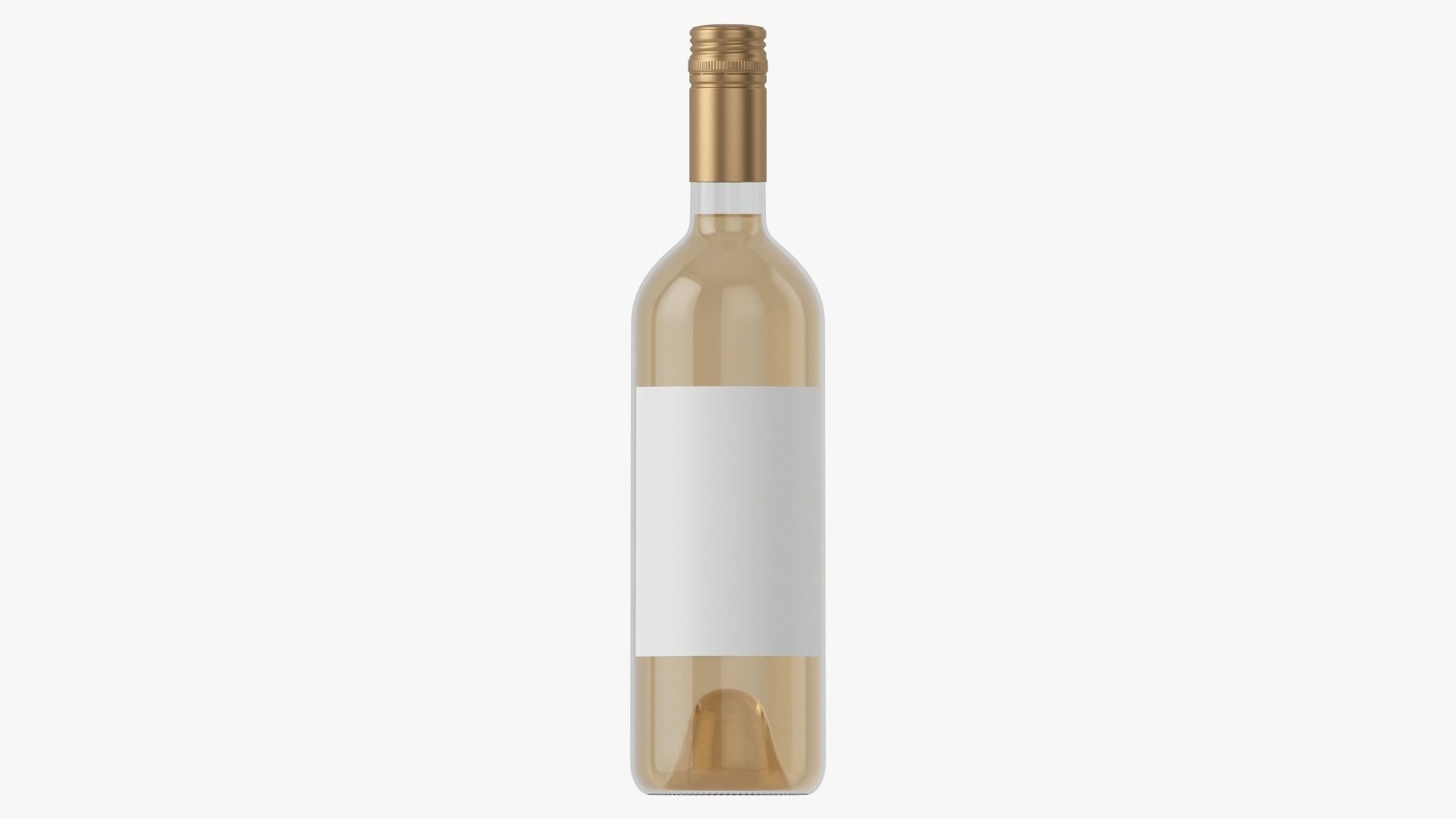 Wine bottle mockup 04 screw cap 3D model_3