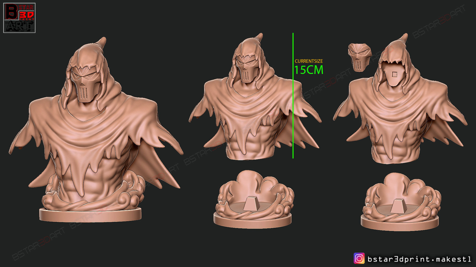 Phantasm Bust - Phantasm Batman DC Comics 3D print model_19