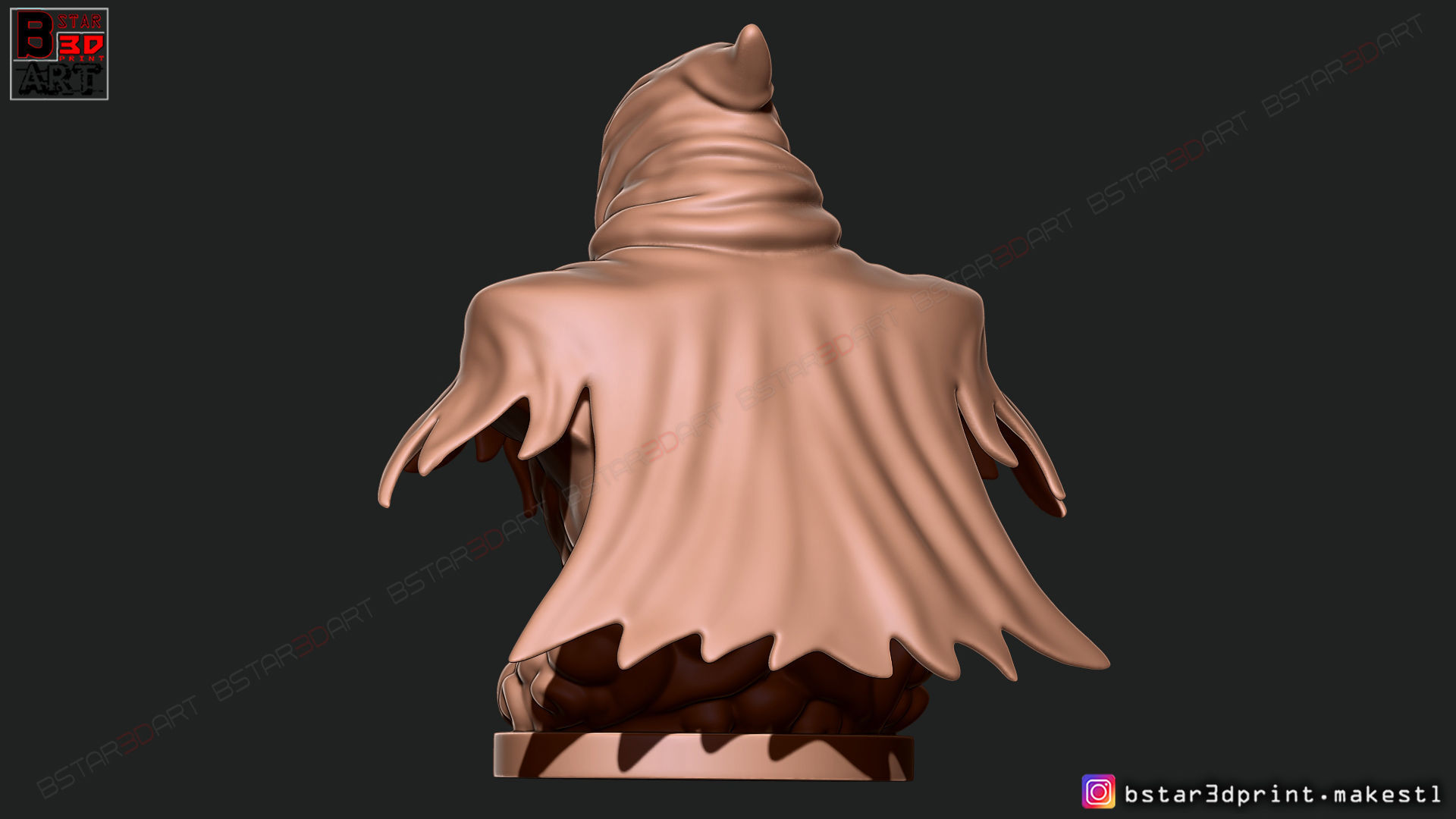 Phantasm Bust - Phantasm Batman DC Comics 3D print model_11