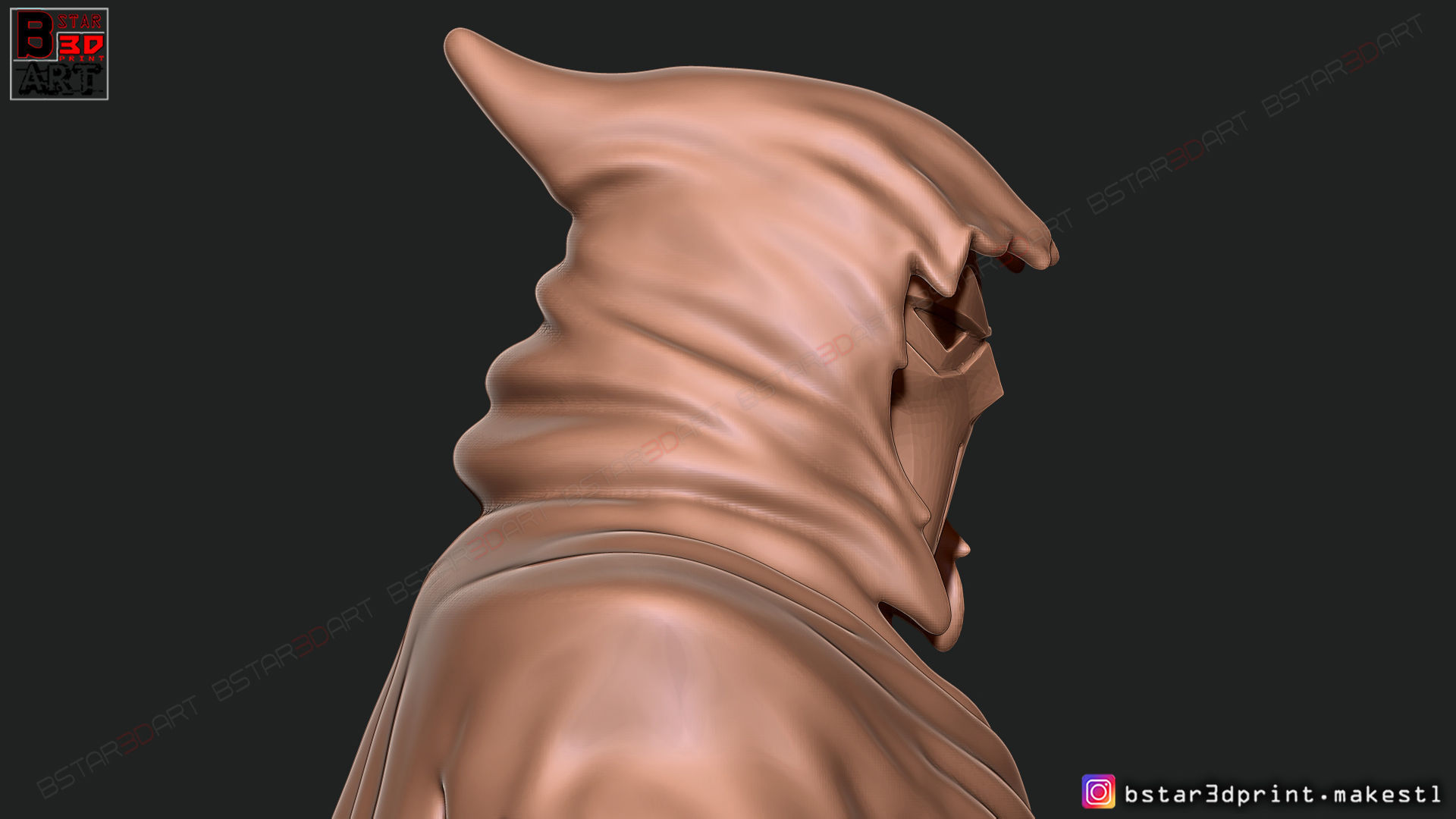 Phantasm Bust - Phantasm Batman DC Comics 3D print model_18