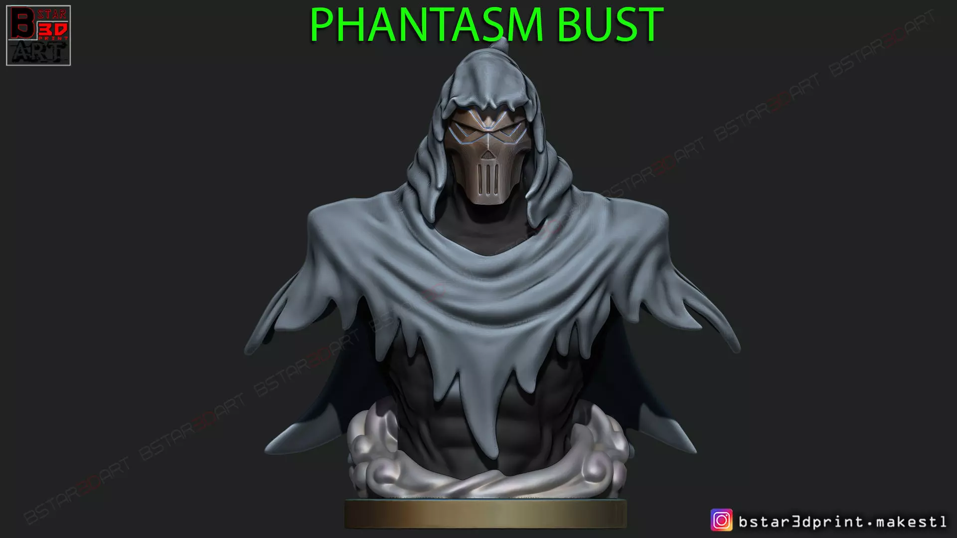 Phantasm Bust - Phantasm Batman DC Comics 3D print model_0