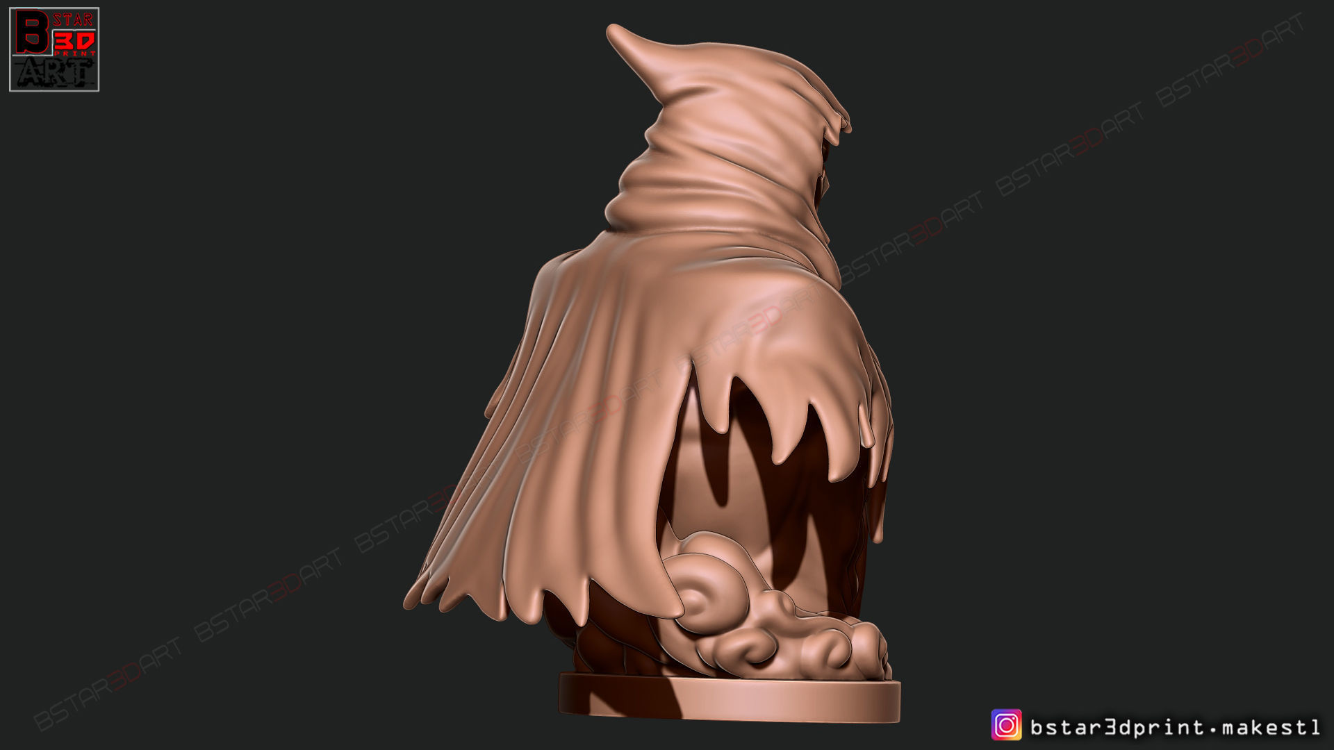 Phantasm Bust - Phantasm Batman DC Comics 3D print model_13