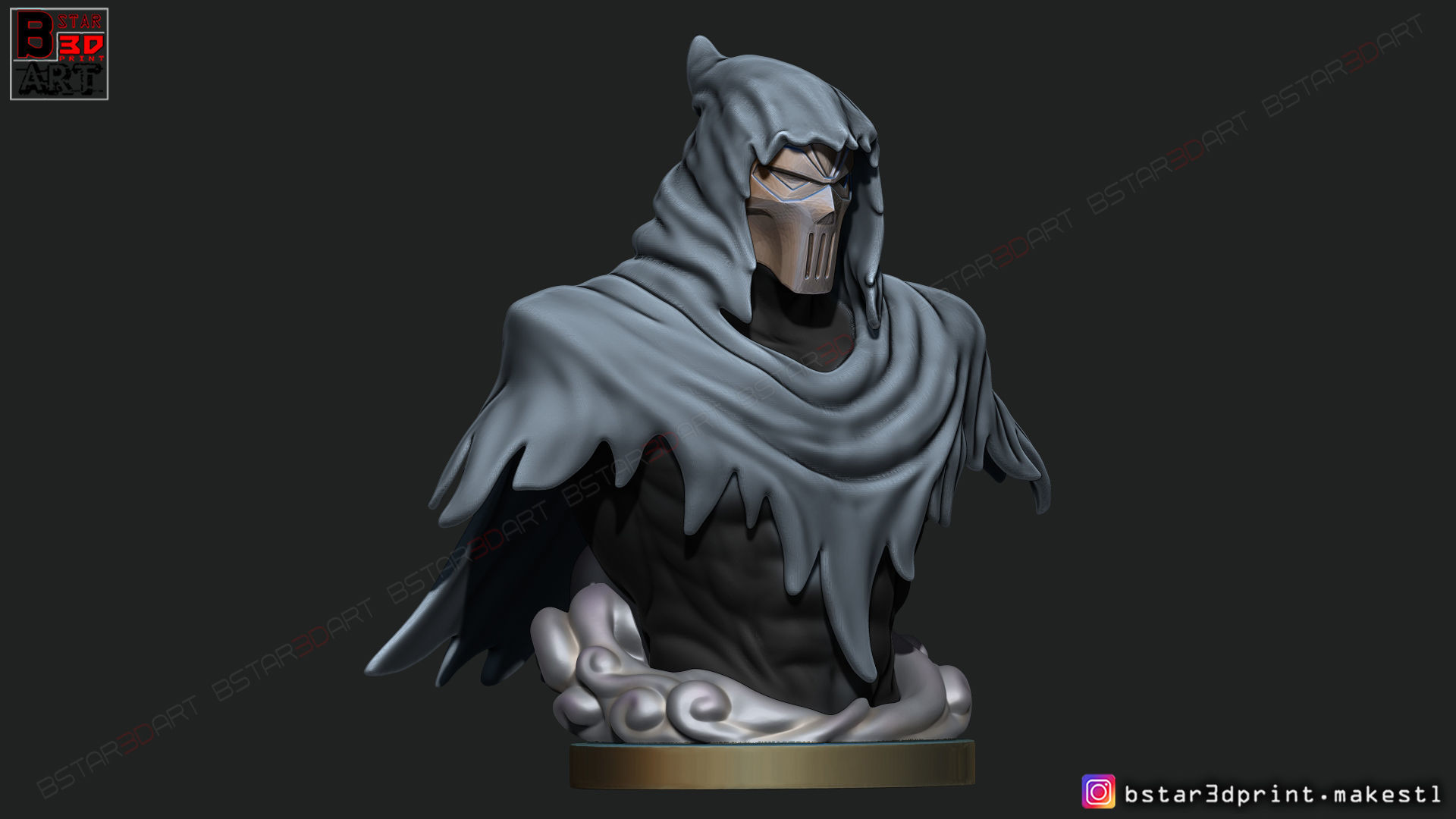 Phantasm Bust - Phantasm Batman DC Comics 3D print model_7