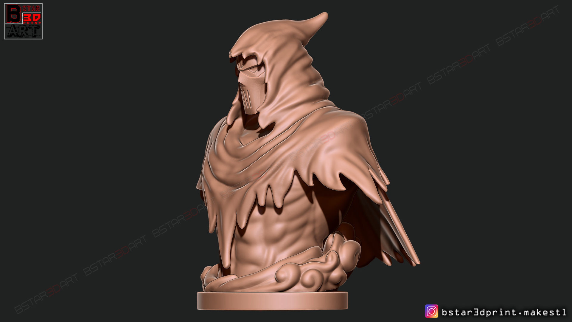 Phantasm Bust - Phantasm Batman DC Comics 3D print model_9
