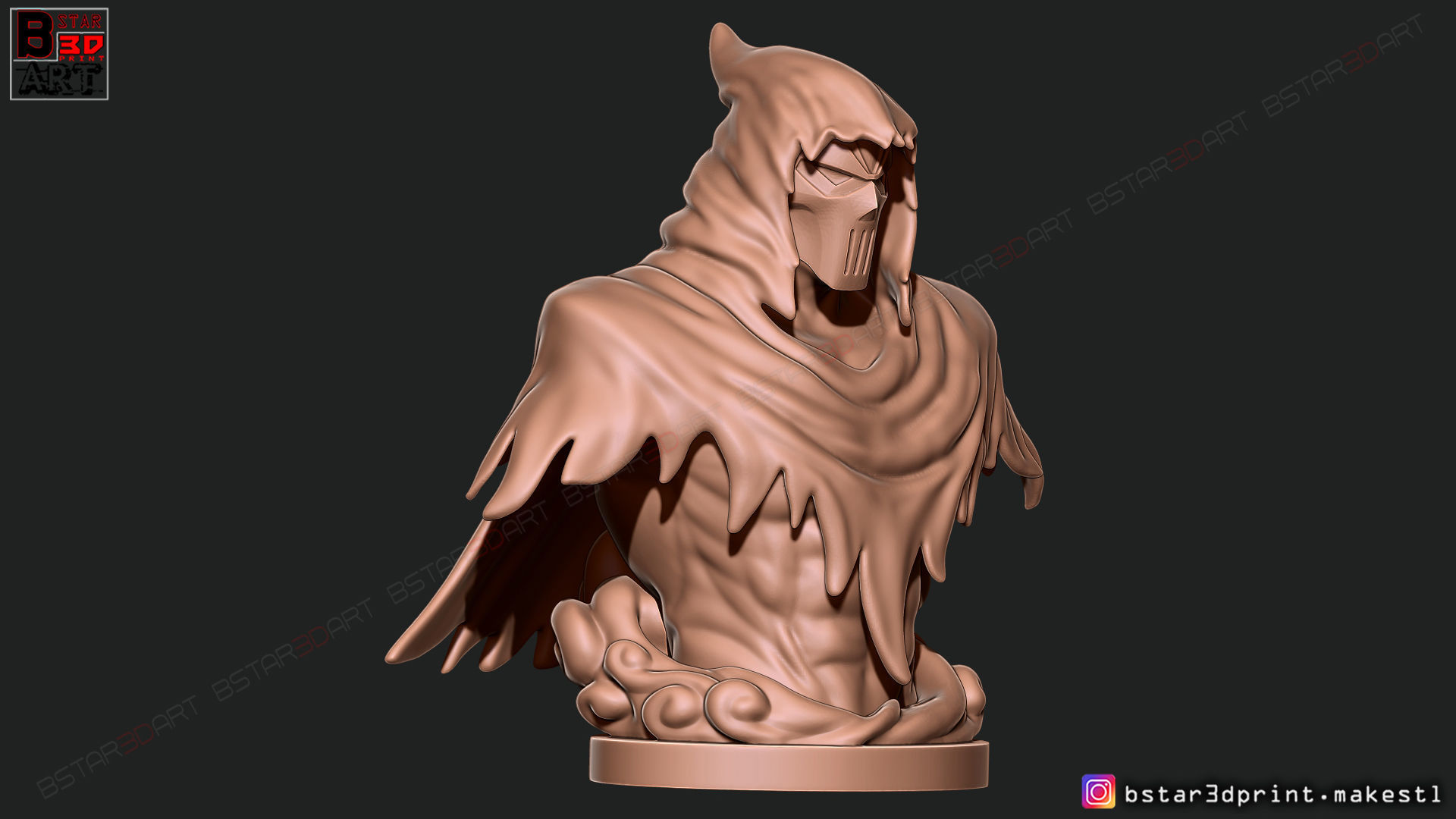 Phantasm Bust - Phantasm Batman DC Comics 3D print model_15