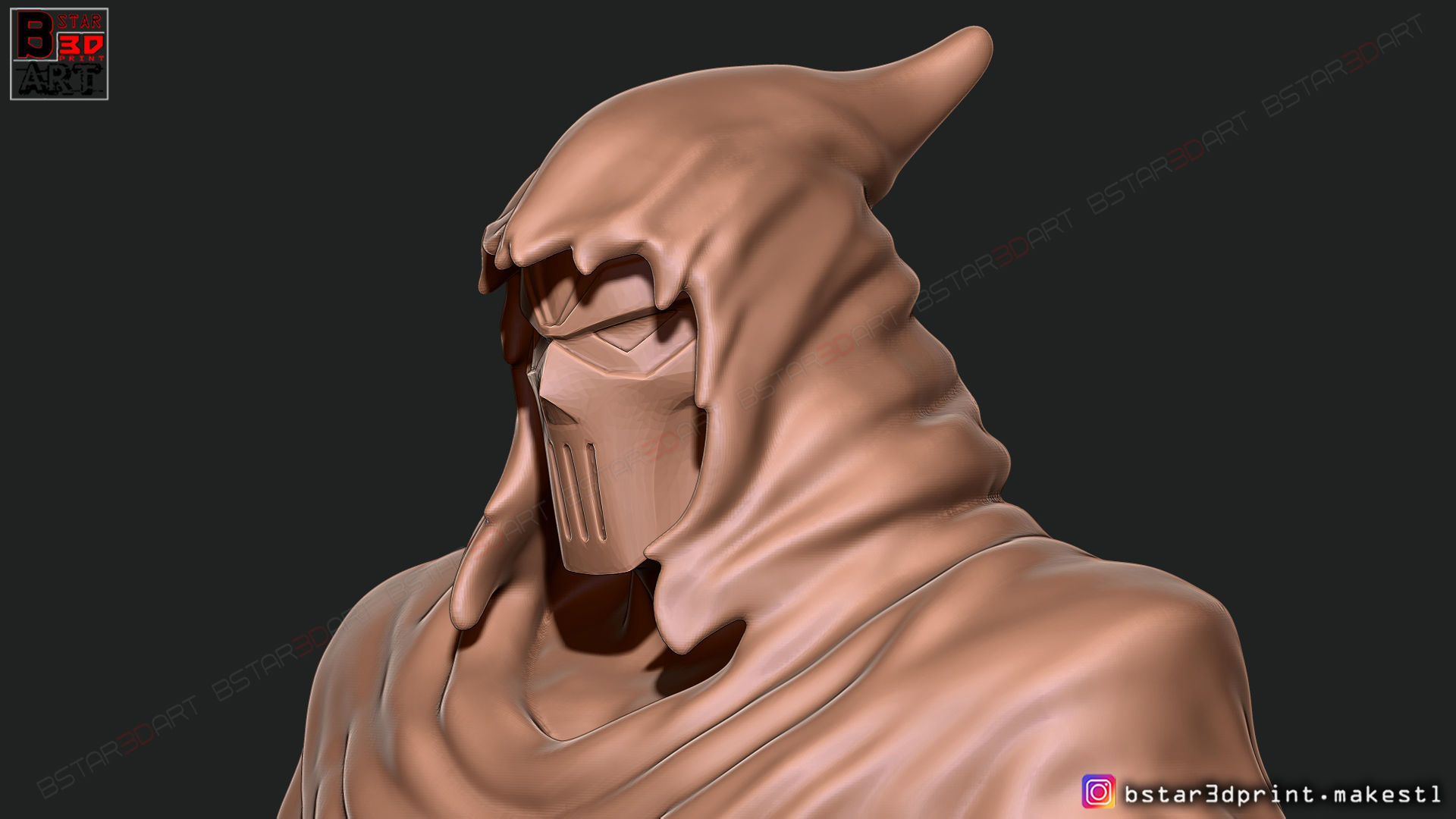 Phantasm Bust - Phantasm Batman DC Comics 3D print model_17