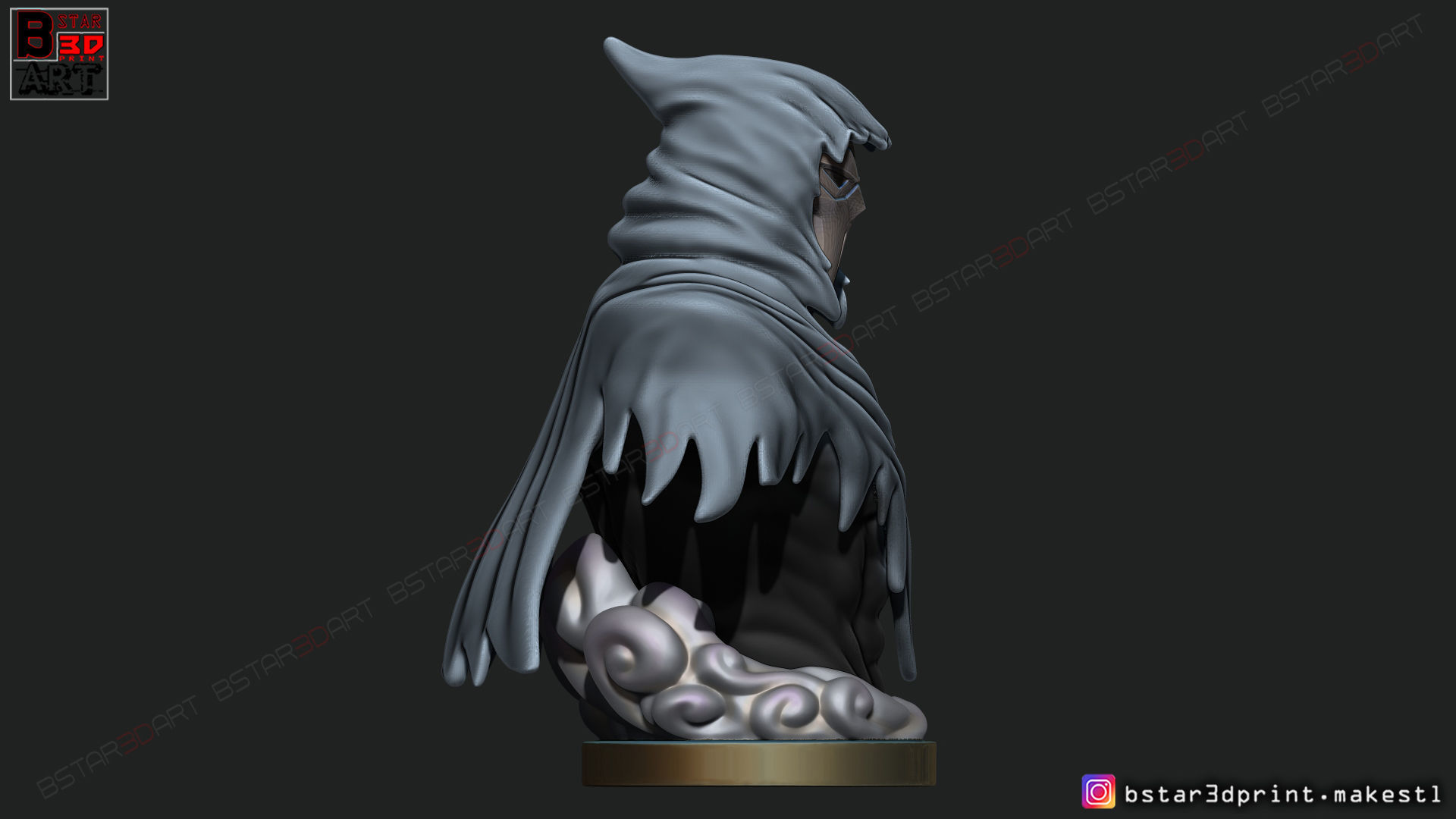 Phantasm Bust - Phantasm Batman DC Comics 3D print model_6