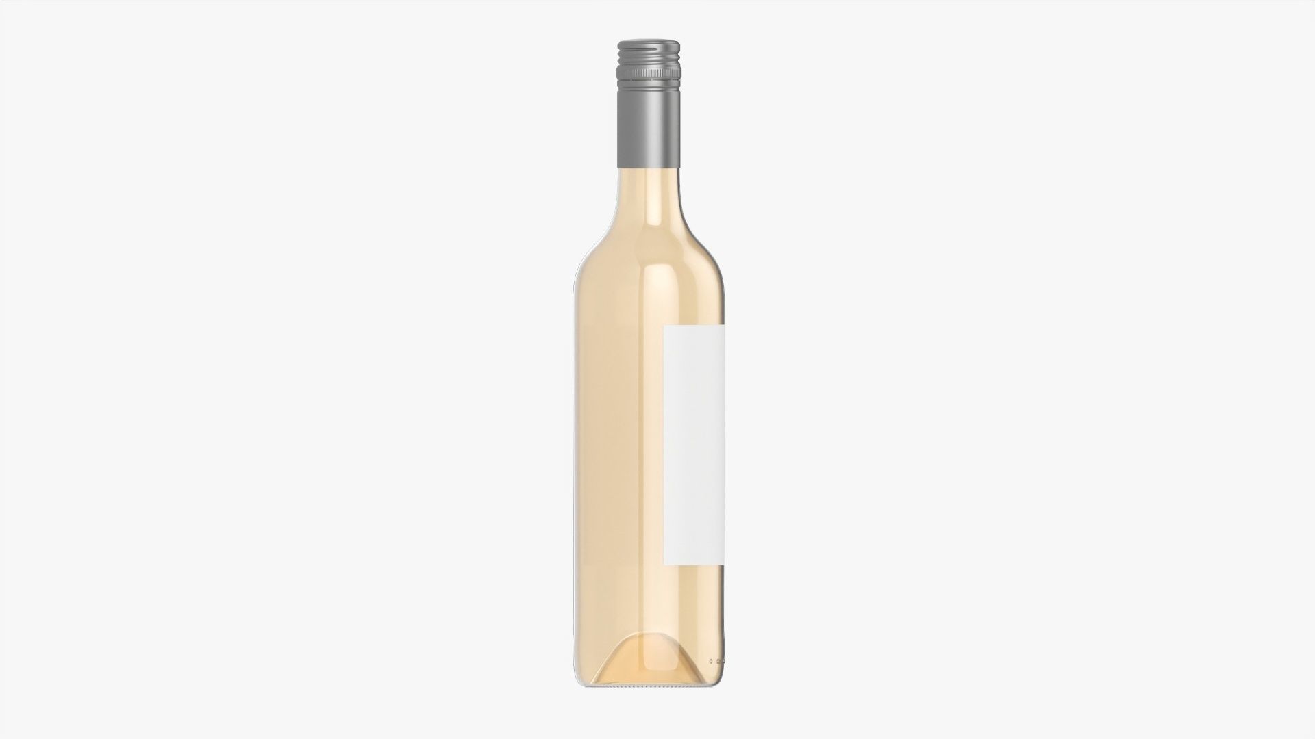 Wine bottle mockup 06 screw cap 3D model_4