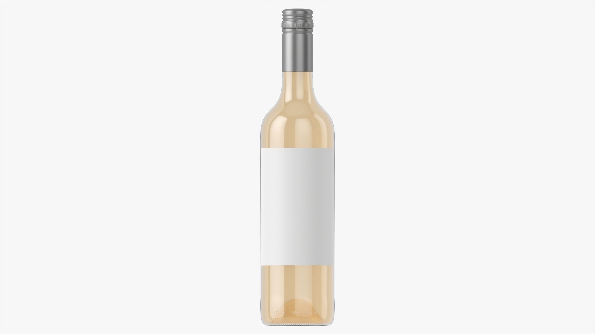 Wine bottle mockup 06 screw cap 3D model_3