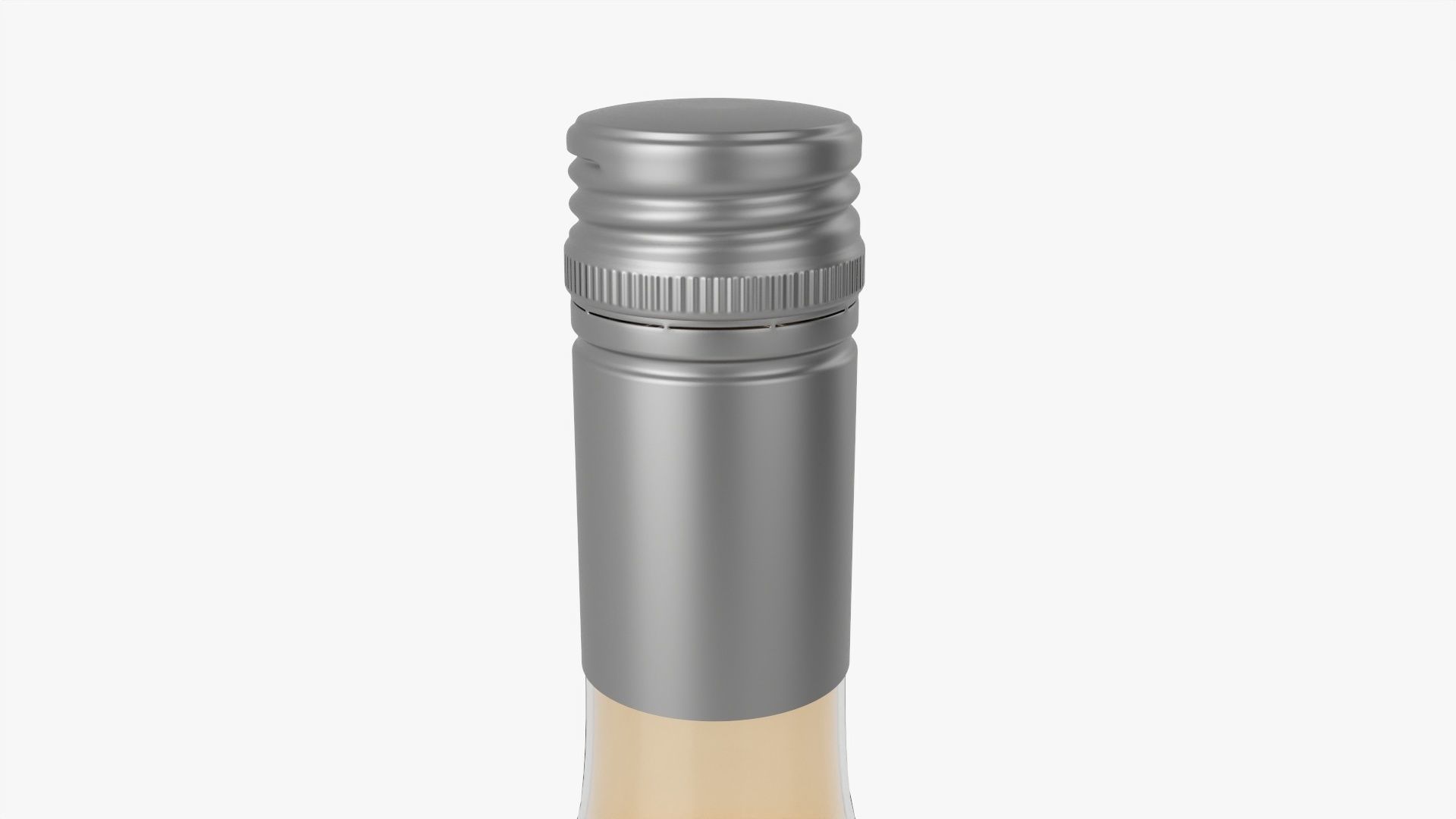 Wine bottle mockup 06 screw cap 3D model_5