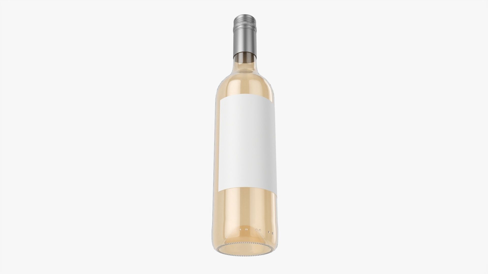 Wine bottle mockup 06 screw cap 3D model_2