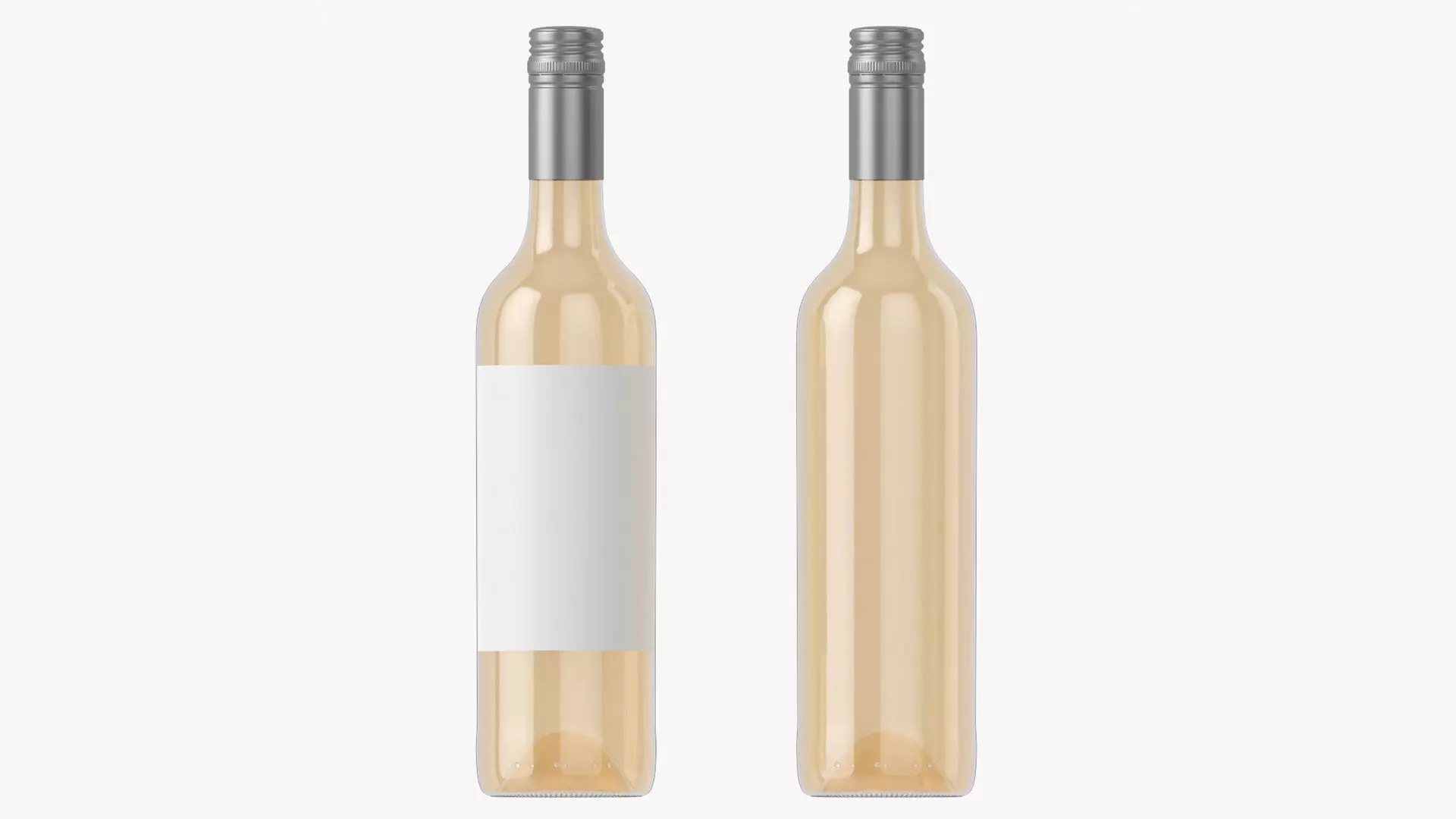 Wine bottle mockup 06 screw cap 3D model_0