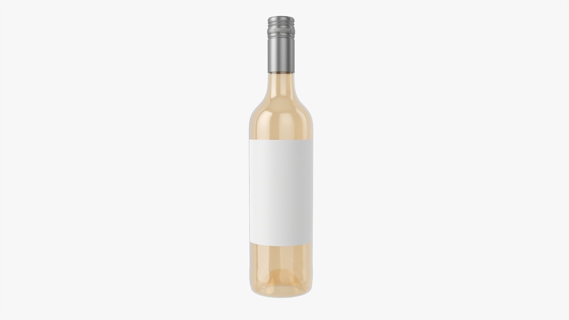 Wine bottle mockup 06 screw cap 3D model_1
