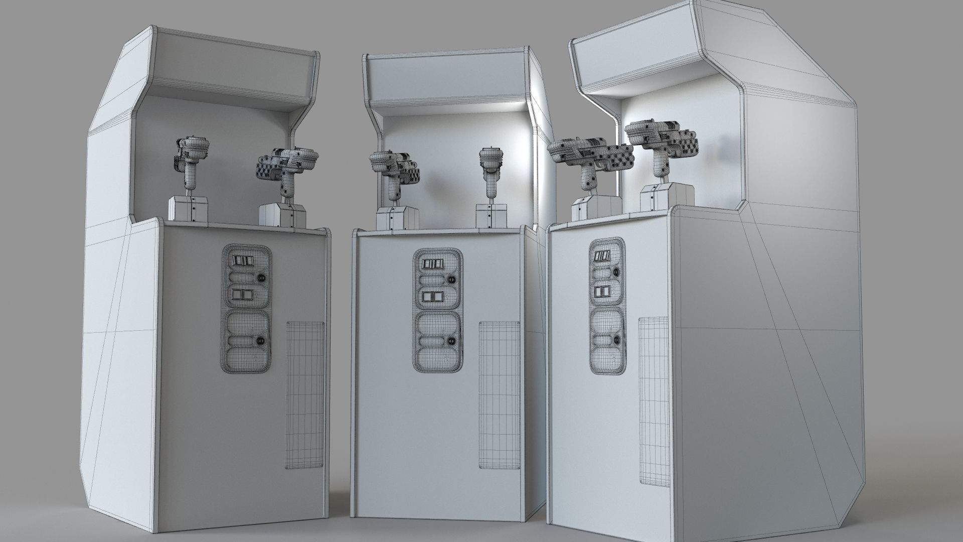 Terminator 2 Judgement Day Arcade Game 3D model_8