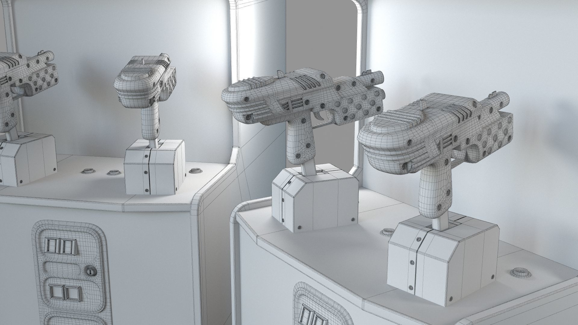Terminator 2 Judgement Day Arcade Game 3D model_9
