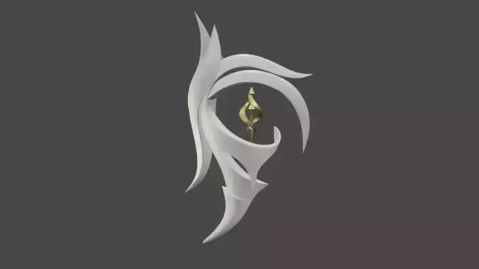 Genshin Impact The Fair Lady Signora Catalyst Cosplay Prop 3D print model