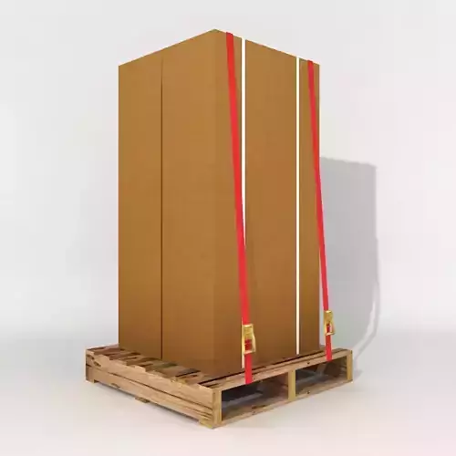 pallets with large boxes for dispatch