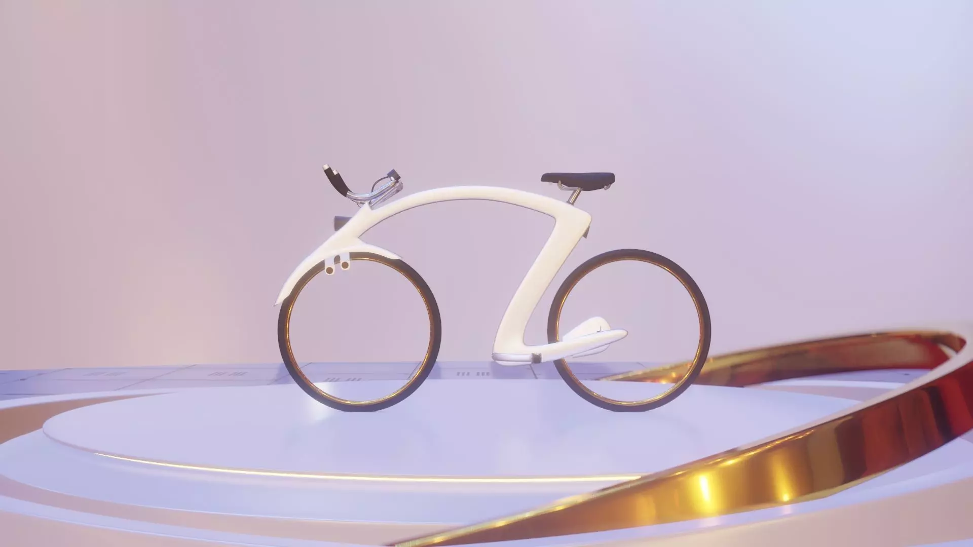 Electric bike 3D model 3D model