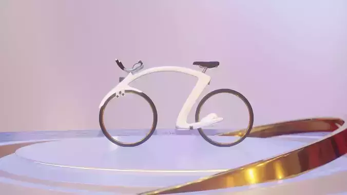 Electric bike 3D model 3D model