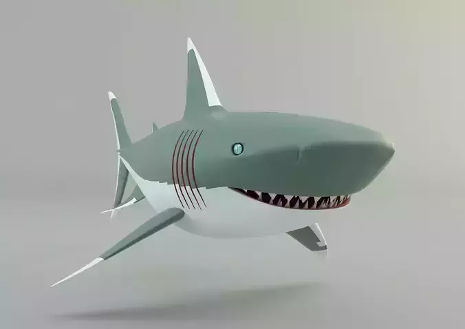 megalodon shark model