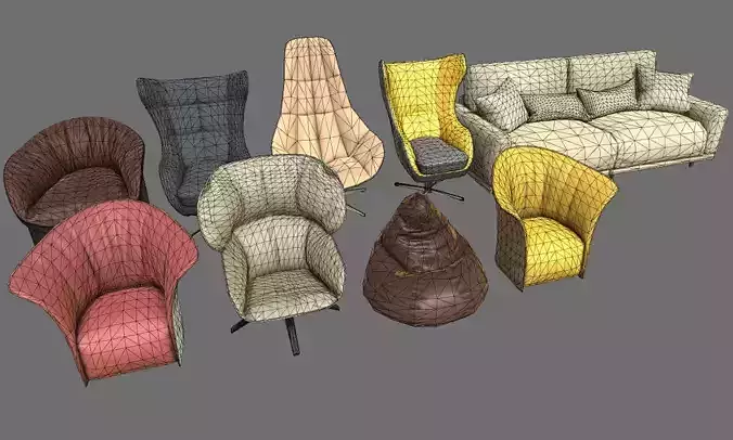 HQ Modern Style Furniture Pack