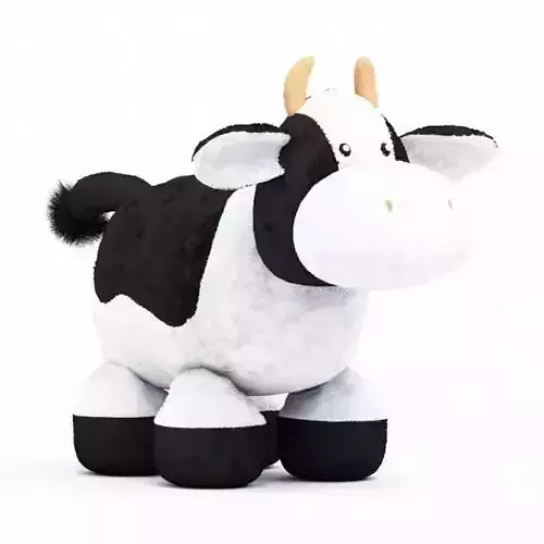 Fluffy Stuffed Cow
