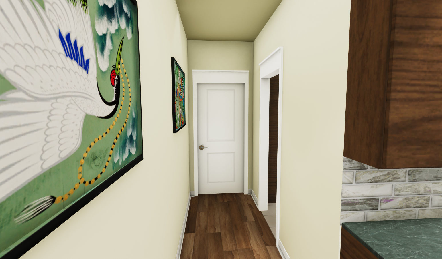 HQ Interior model Low-poly 3D model_3