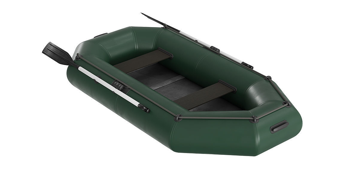 Inflatable Boat BLENDER 3D Model Cycles 3D model_1