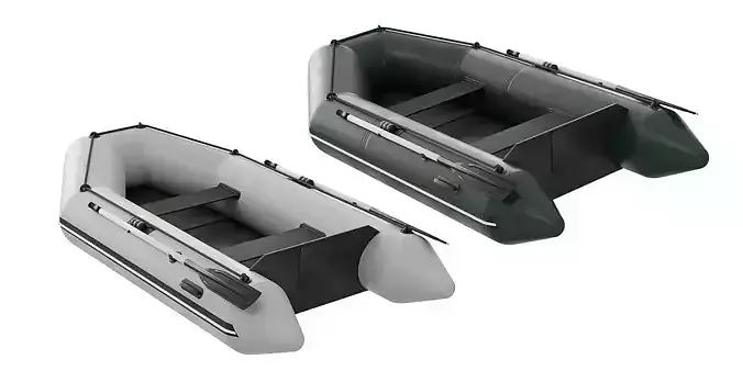 Inflatable Boat 2 BLENDER 3D Model Cycles