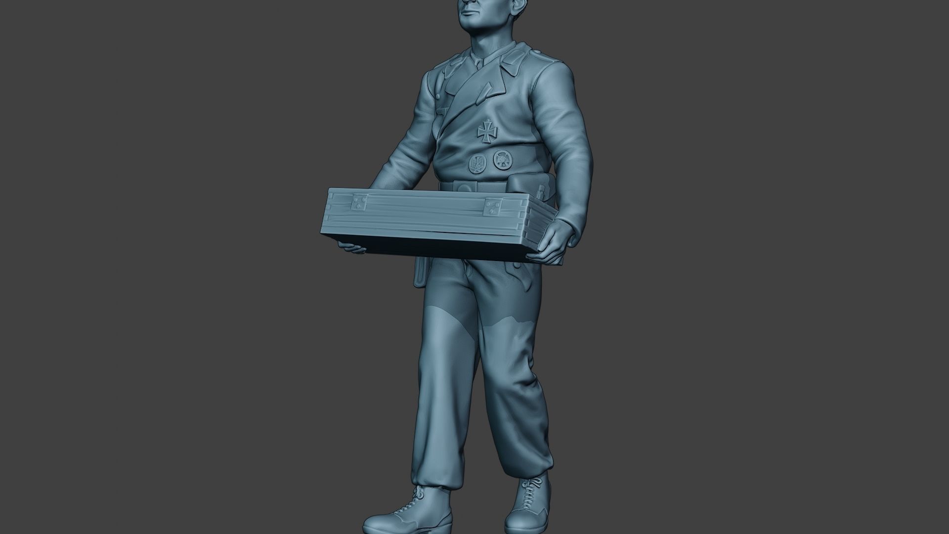 German Tank Crew unit ww2 Carring GTC1 3D print model_27
