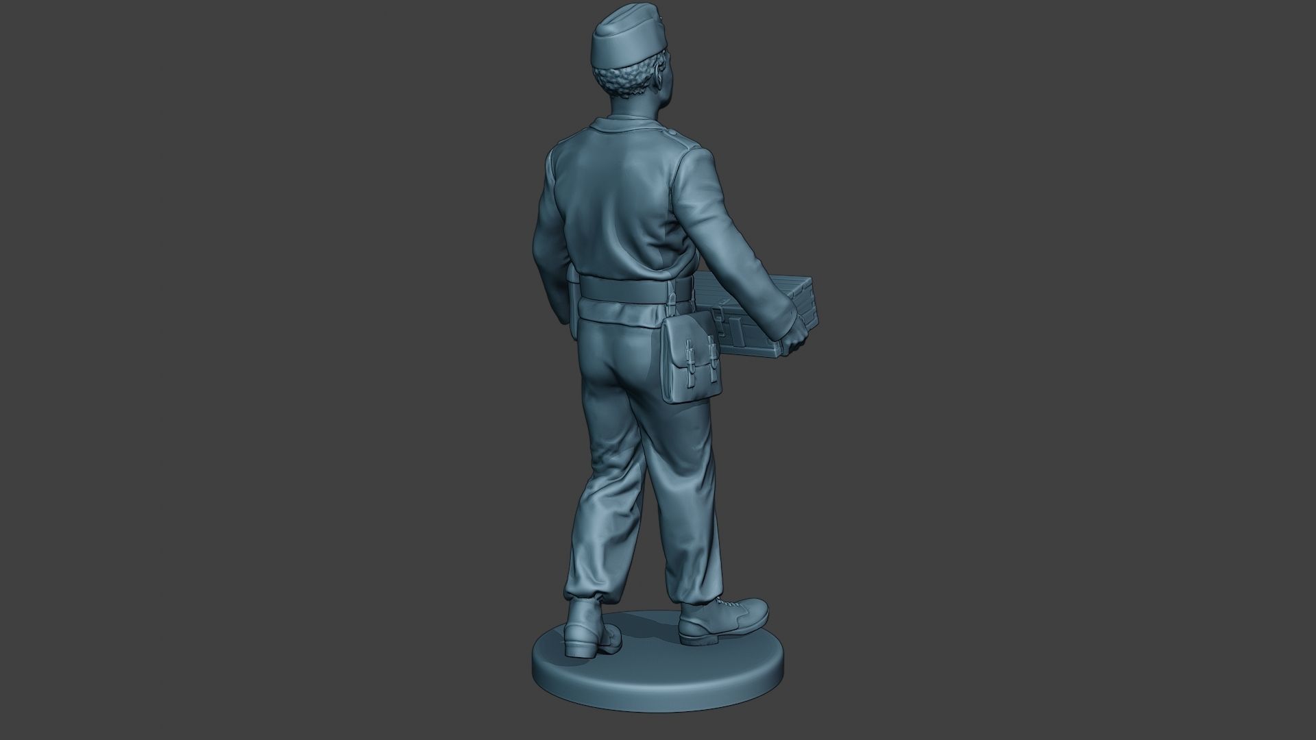 German Tank Crew unit ww2 Carring GTC1 3D print model_7