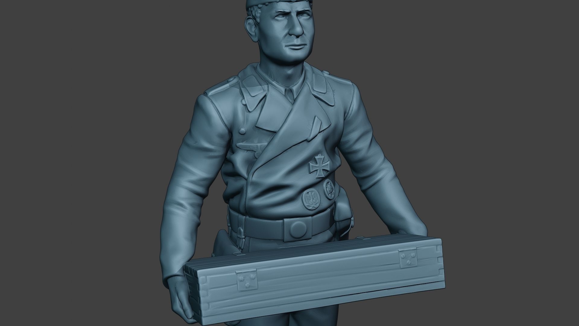 German Tank Crew unit ww2 Carring GTC1 3D print model_19