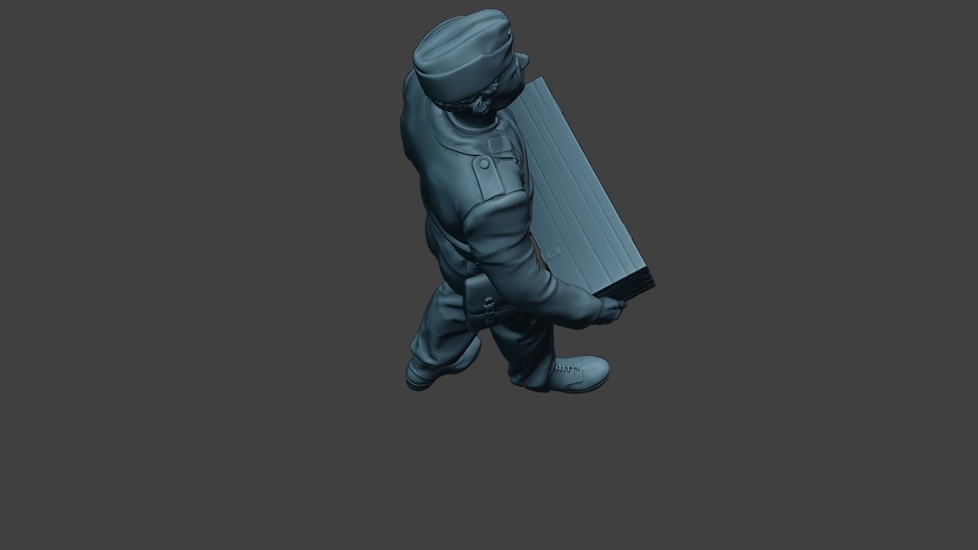 German Tank Crew unit ww2 Carring GTC1 3D print model_23