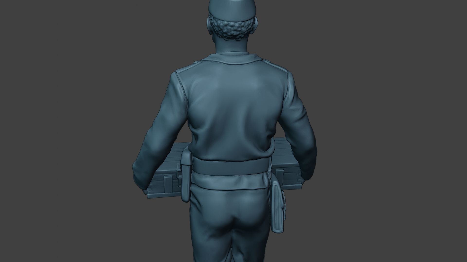 German Tank Crew unit ww2 Carring GTC1 3D print model_21