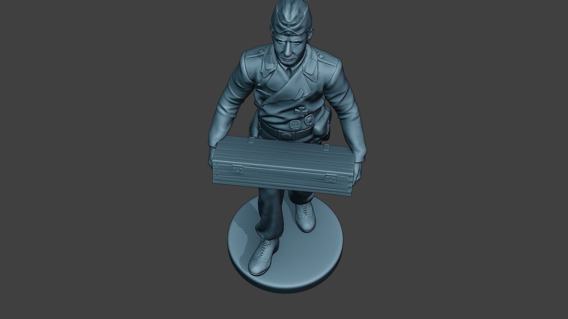 German Tank Crew unit ww2 Carring GTC1 3D print model_14