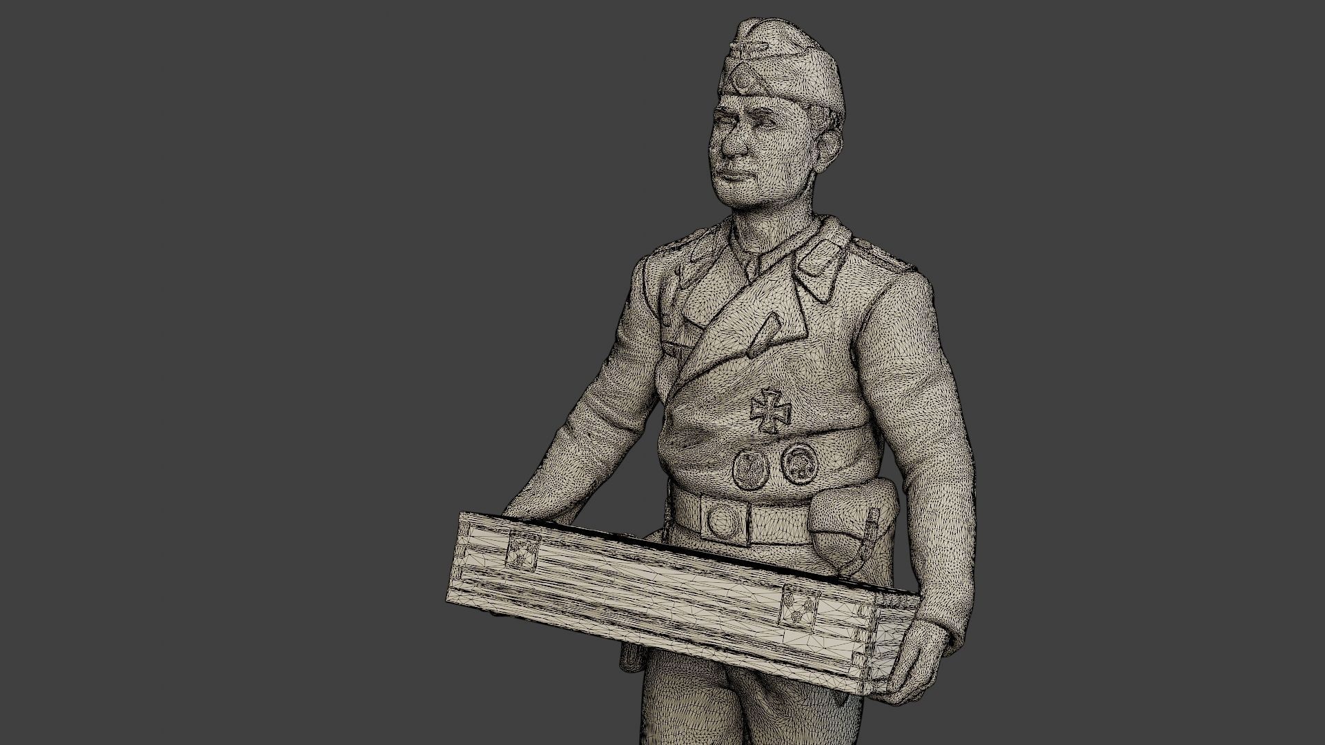 German Tank Crew unit ww2 Carring GTC1 3D print model_12
