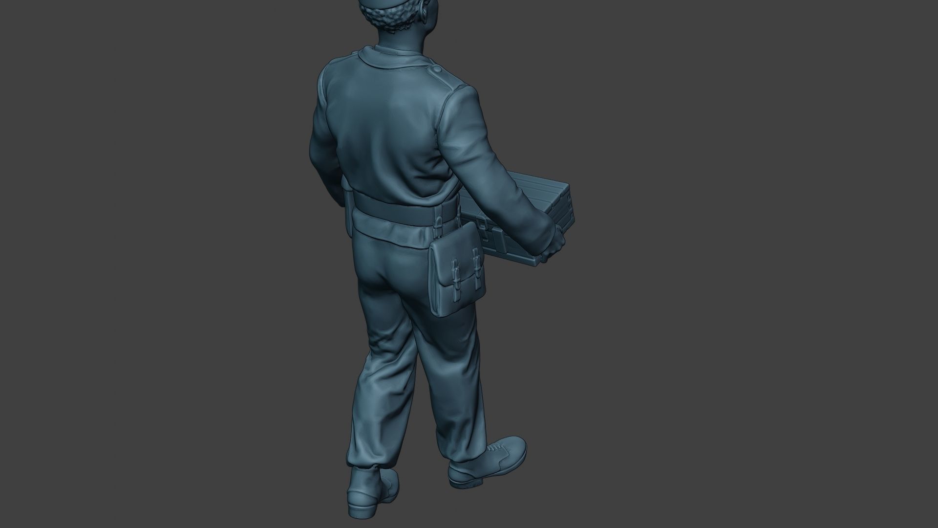German Tank Crew unit ww2 Carring GTC1 3D print model_24