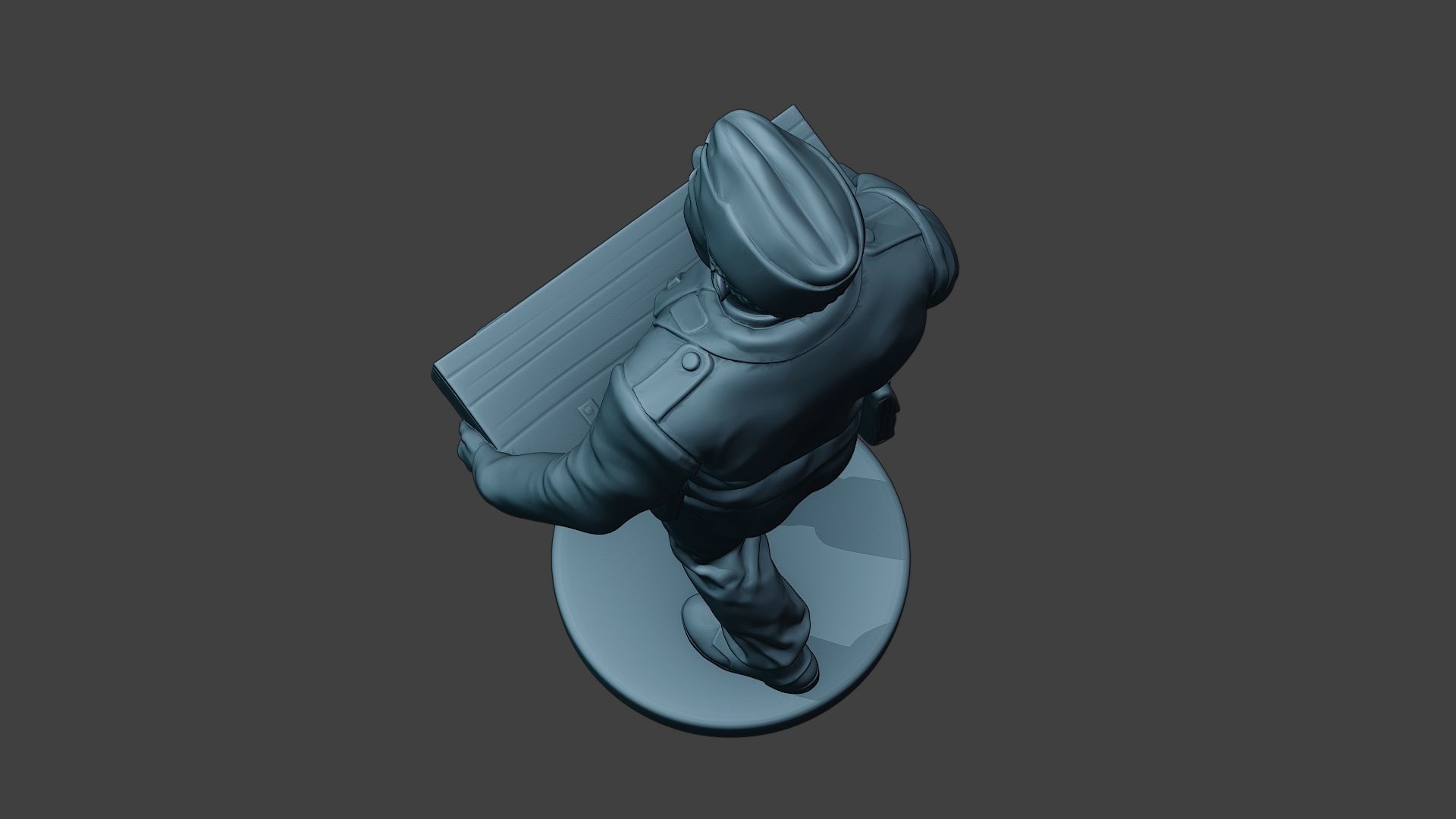 German Tank Crew unit ww2 Carring GTC1 3D print model_16