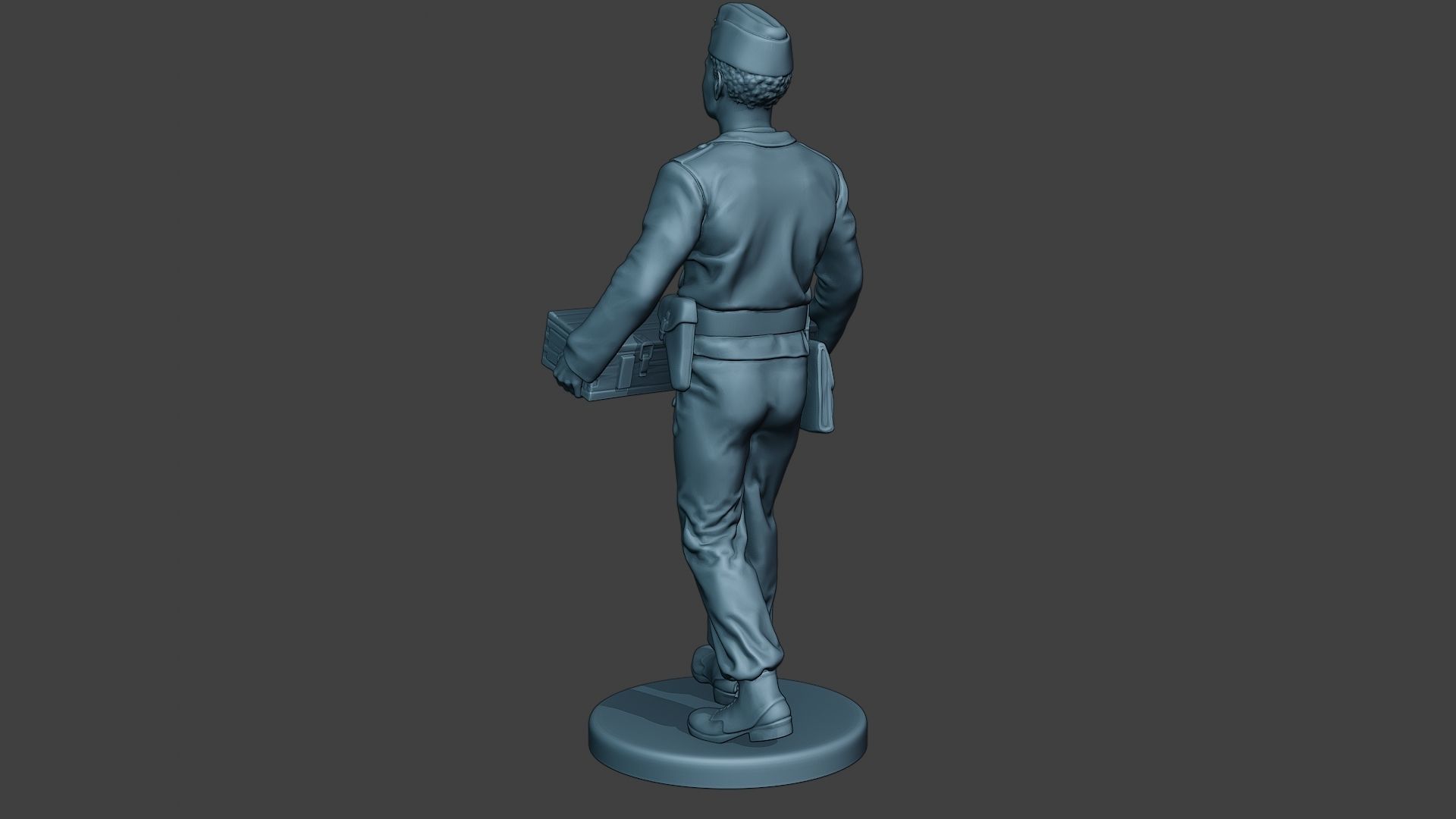 German Tank Crew unit ww2 Carring GTC1 3D print model_5