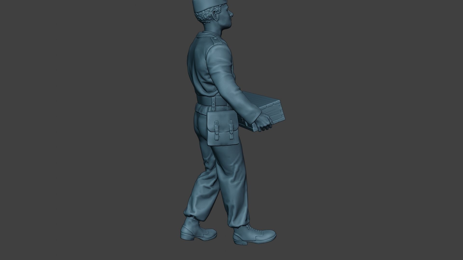 German Tank Crew unit ww2 Carring GTC1 3D print model_31