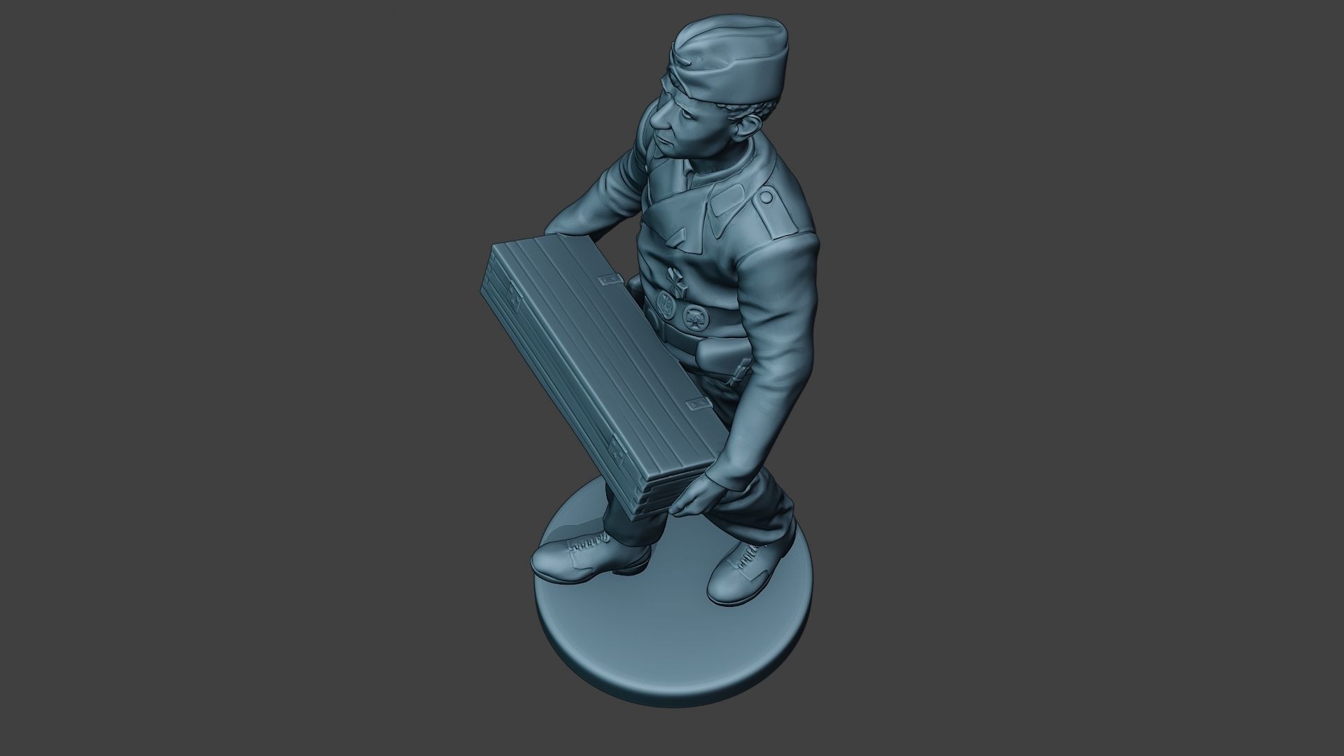 German Tank Crew unit ww2 Carring GTC1 3D print model_15