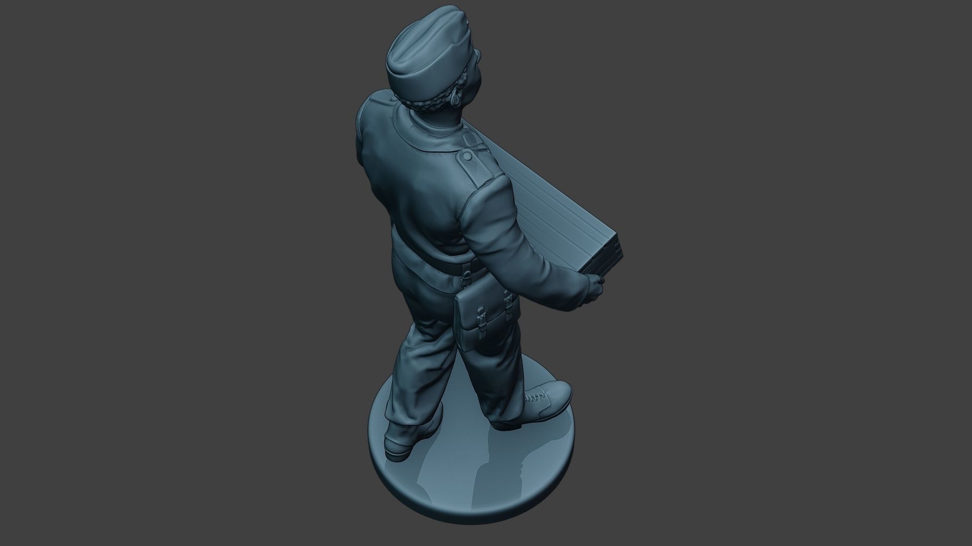 German Tank Crew unit ww2 Carring GTC1 3D print model_22