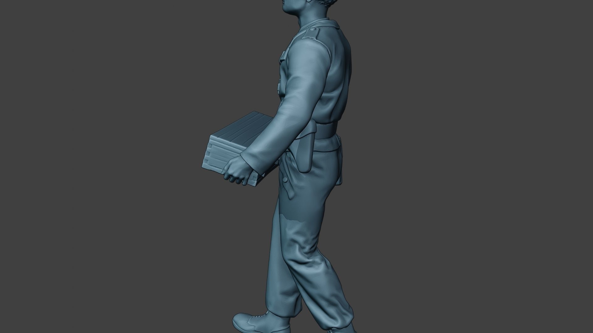 German Tank Crew unit ww2 Carring GTC1 3D print model_26