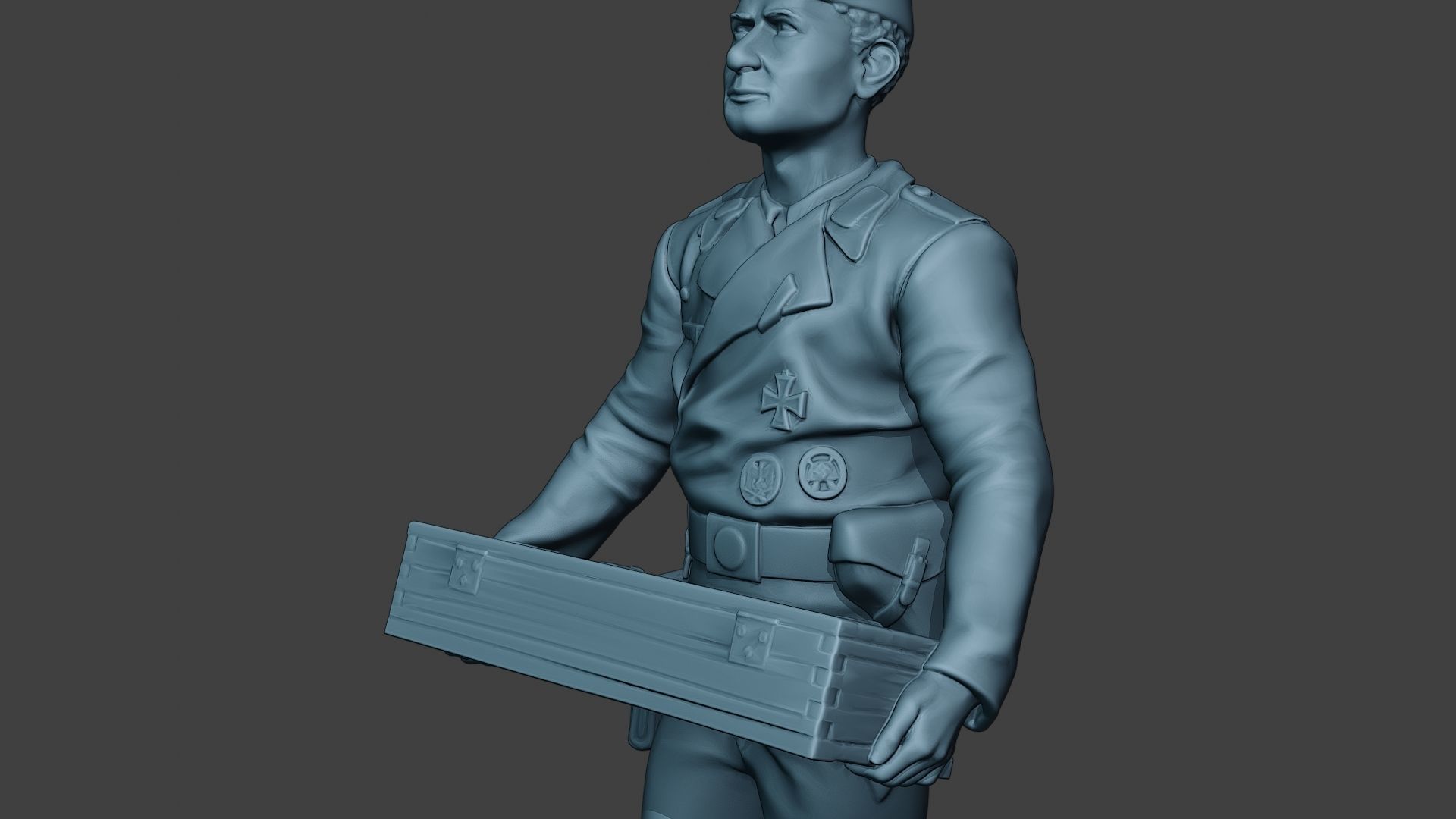 German Tank Crew unit ww2 Carring GTC1 3D print model_18