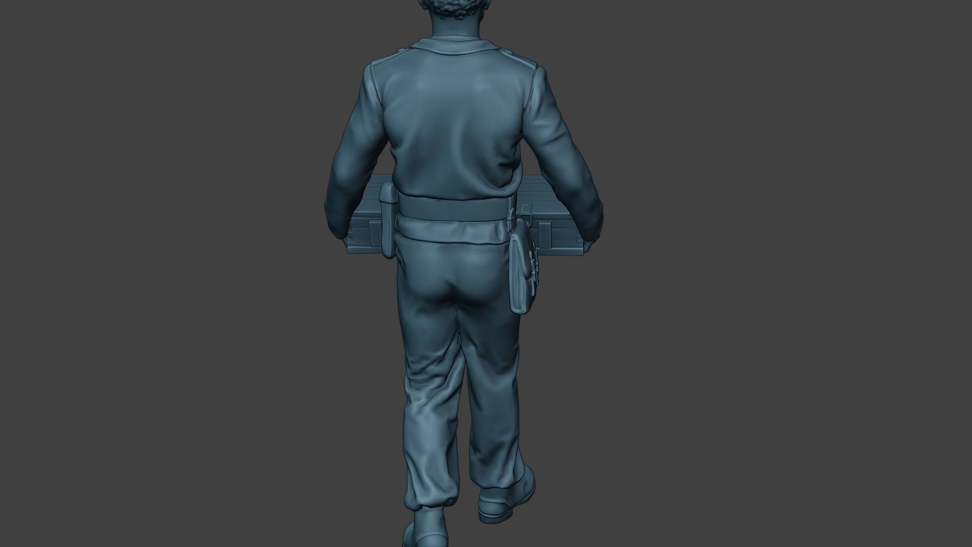German Tank Crew unit ww2 Carring GTC1 3D print model_25